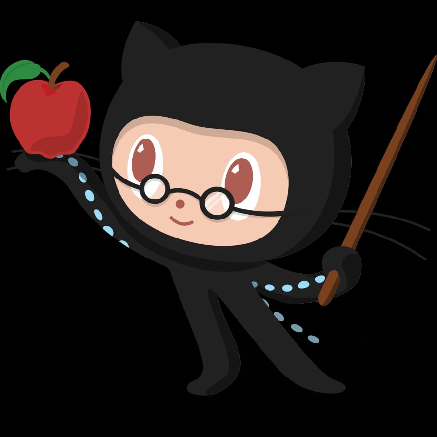 A custom Octacat mascot for the dev challenge